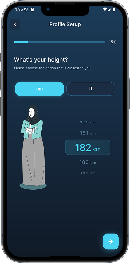 Omica app walkthrough screen 5